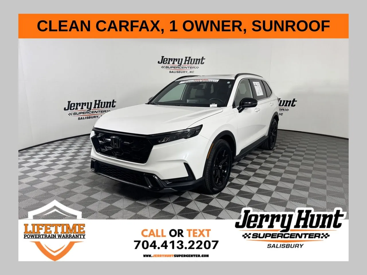 White 2025 Honda CR-V Hybrid Sport-L for sale in Salisbury, NC