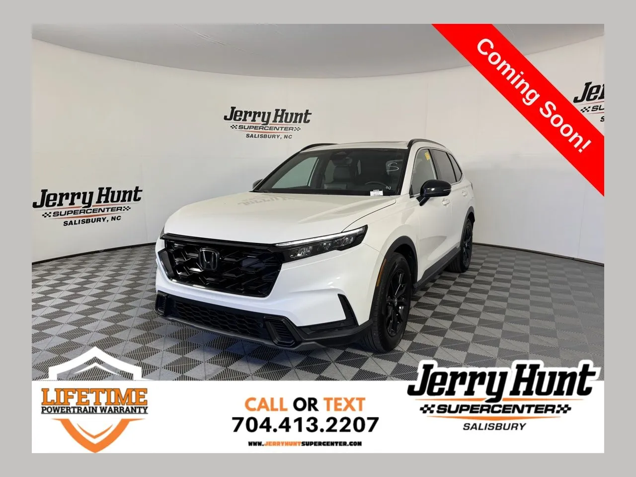 White 2025 Honda CR-V Hybrid Sport-L for sale in Salisbury, NC