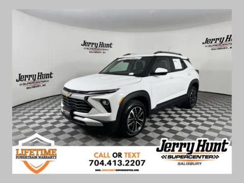White 2025 Chevrolet TrailBlazer LT for sale in Salisbury, NC