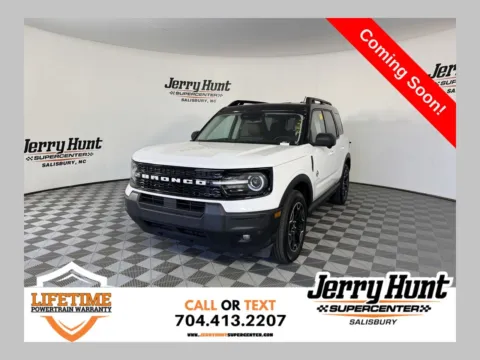 White 2025 Ford Bronco Sport Outer Banks for sale in Salisbury, NC