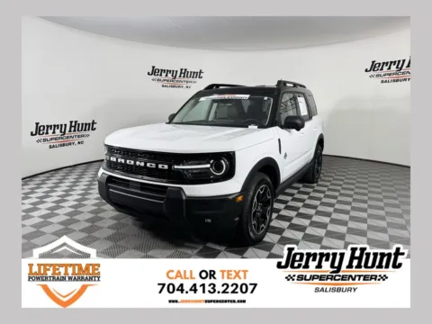 White 2025 Ford Bronco Sport Outer Banks for sale in Salisbury, NC