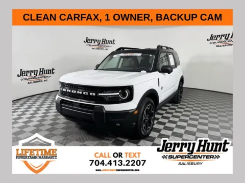 White 2025 Ford Bronco Sport Outer Banks for sale in Salisbury, NC