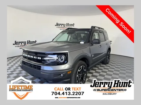 Gray 2023 Ford Bronco Sport Outer Banks for sale in Salisbury, NC