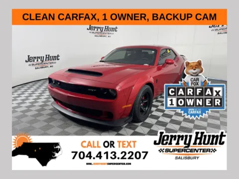 Red 2018 Dodge Challenger SRT for sale in Salisbury, NC