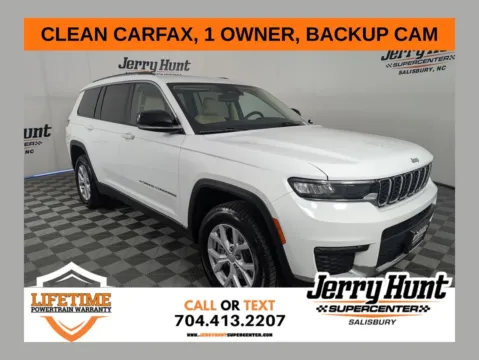 White 2022 Jeep Grand Cherokee L Limited for sale in Salisbury, NC