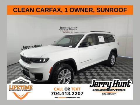 White 2022 Jeep Grand Cherokee L Limited for sale in Salisbury, NC