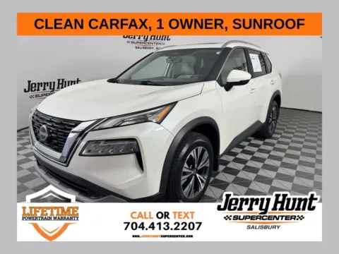 White 2023 Nissan Rogue SV for sale in Salisbury, NC