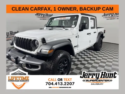 White 2024 Jeep Gladiator Sport for sale in Salisbury, NC