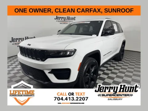White 2023 Jeep Grand Cherokee Altitude for sale in Salisbury, NC