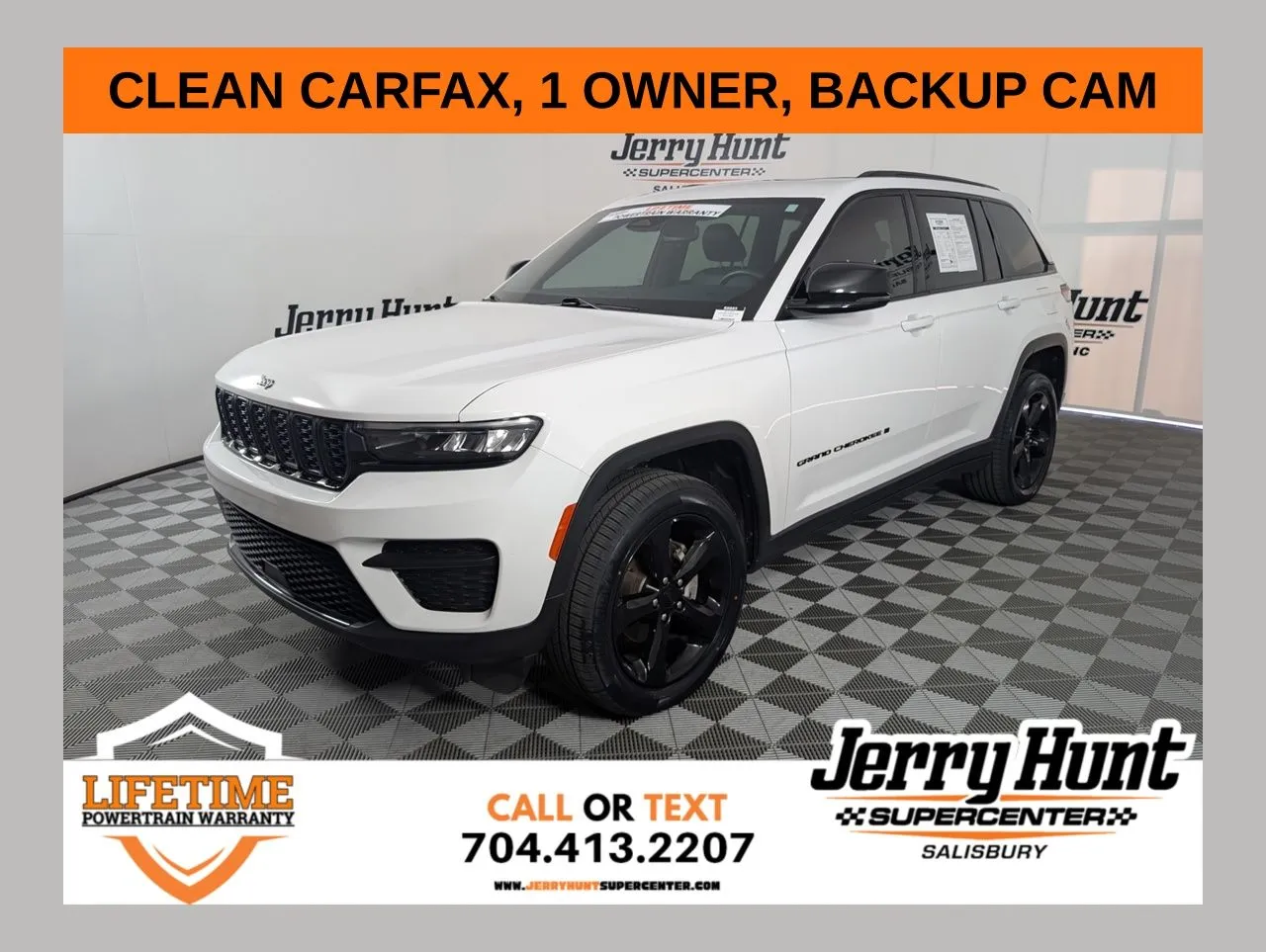 White 2023 Jeep Grand Cherokee Altitude for sale in Salisbury, NC