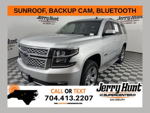 Silver 2015 Chevrolet Tahoe LTZ for sale in Salisbury, NC