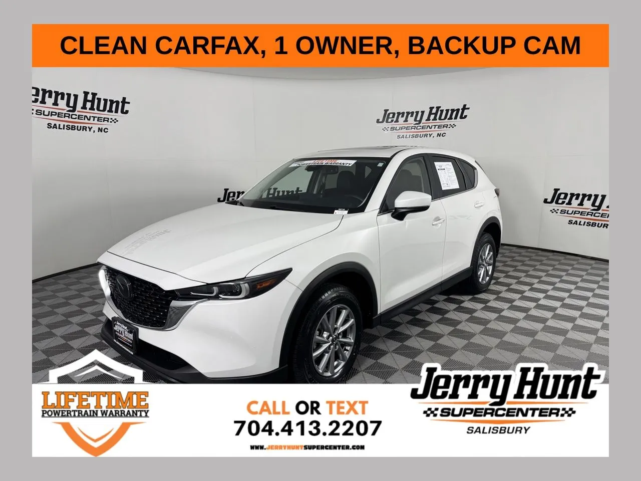 White 2023 Mazda CX-5 2.5 S Preferred Package for sale in Salisbury, NC