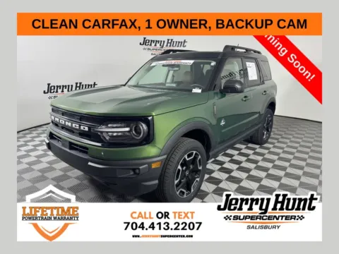 Green 2024 Ford Bronco Sport Outer Banks for sale in Salisbury, NC