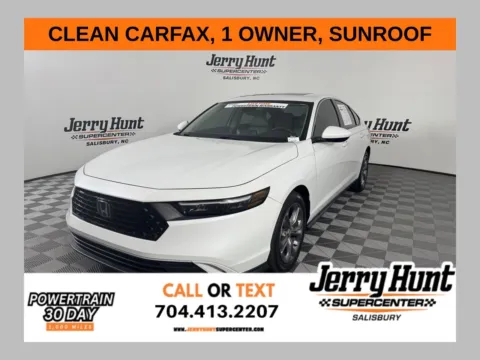 White 2024 Honda Accord EX for sale in Salisbury, NC