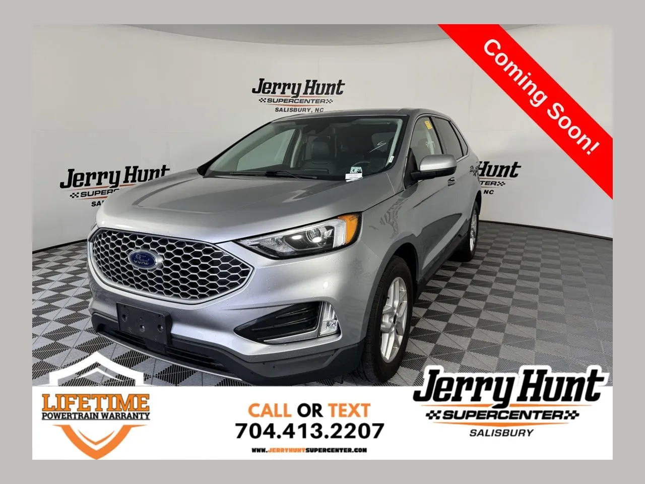 Silver 2023 Ford Edge SEL for sale in Salisbury, NC