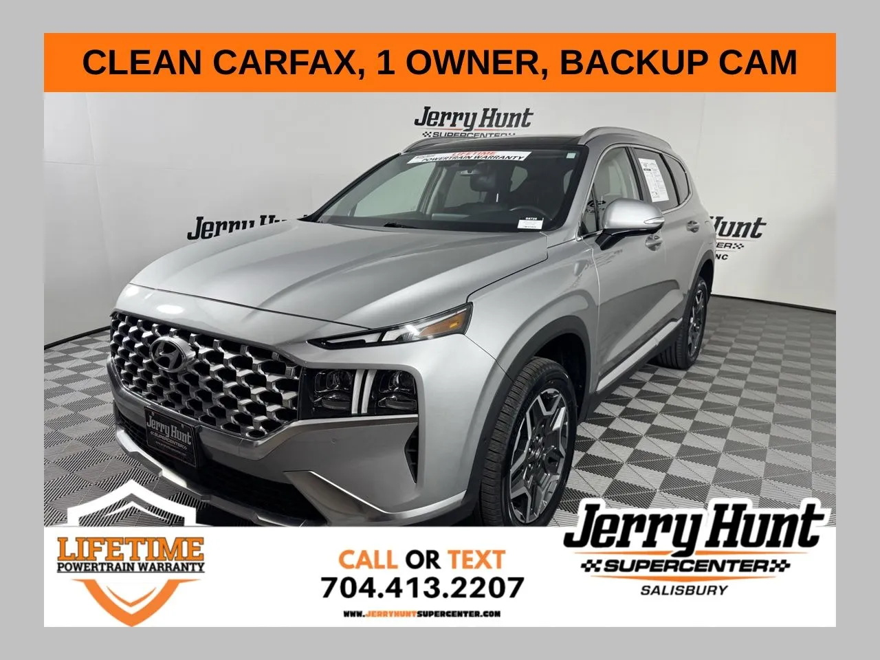 Silver 2023 Hyundai Santa Fe Limited for sale in Salisbury, NC