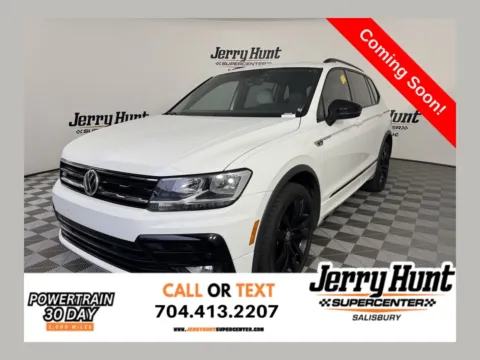 White 2021 Volkswagen Tiguan 2.0T SE R-Line Black for sale in Salisbury, NC