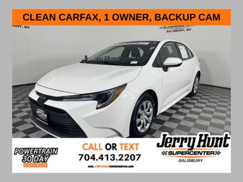 White 2024 Toyota Corolla LE for sale in Salisbury, NC