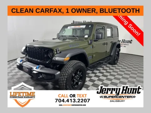 Green 2024 Jeep Wrangler Willys 4xe for sale in Salisbury, NC