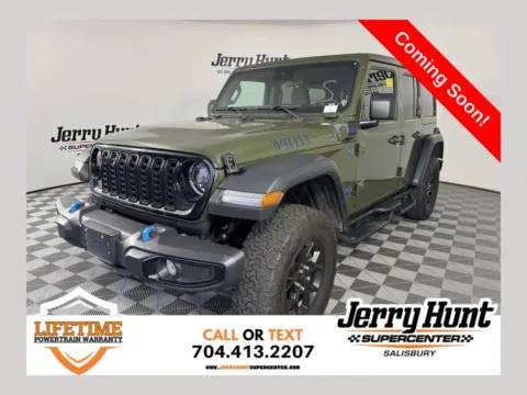 Green 2024 Jeep Wrangler Willys 4xe for sale in Salisbury, NC