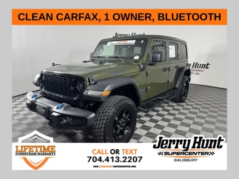 Green 2024 Jeep Wrangler Willys 4xe for sale in Salisbury, NC