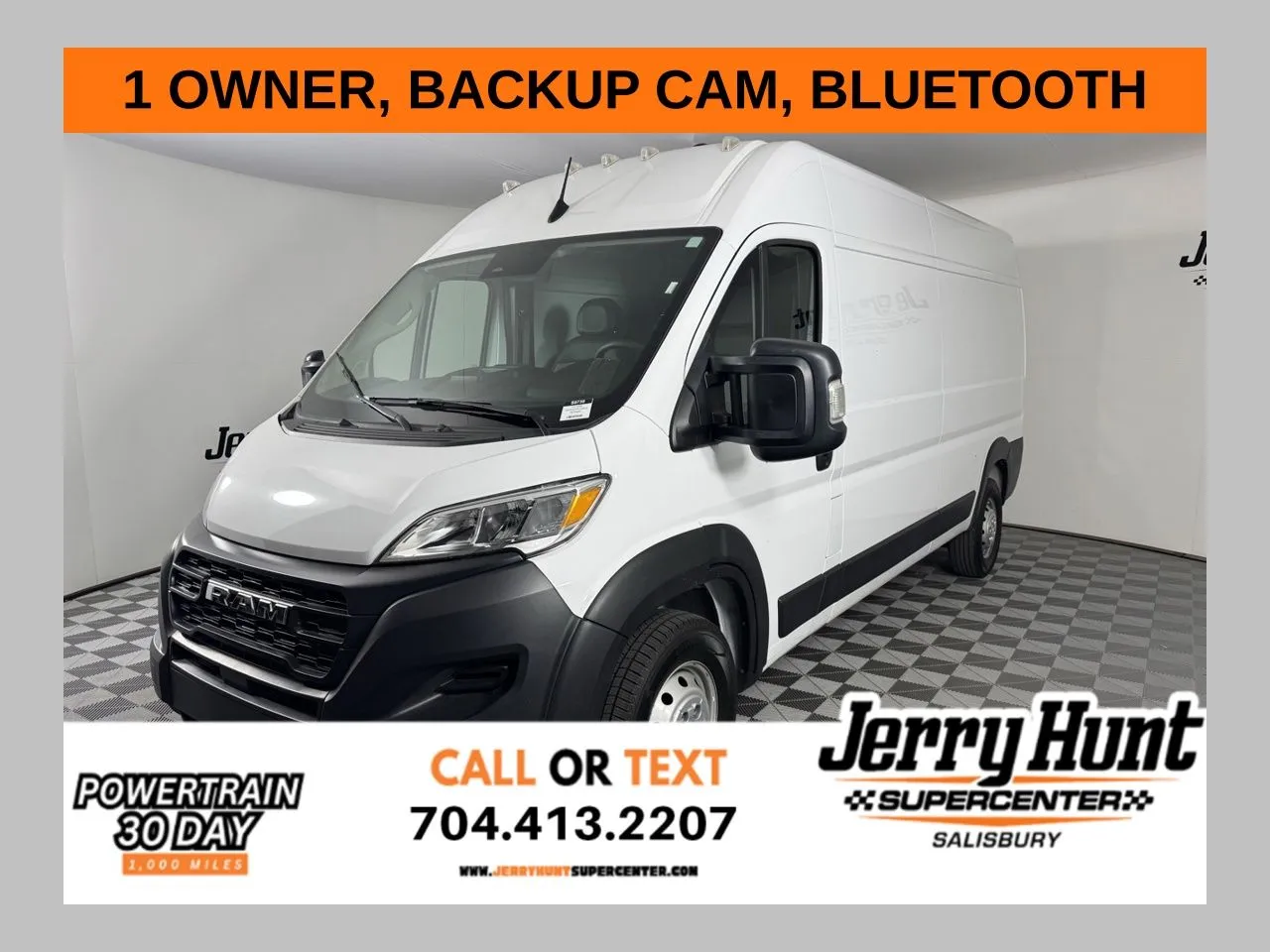 White 2023 Ram ProMaster 2500 High Roof for sale in Salisbury, NC
