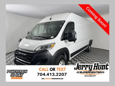 White 2023 Ram ProMaster 2500 High Roof for sale in Salisbury, NC