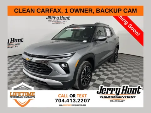 Gray 2025 Chevrolet TrailBlazer LT for sale in Salisbury, NC