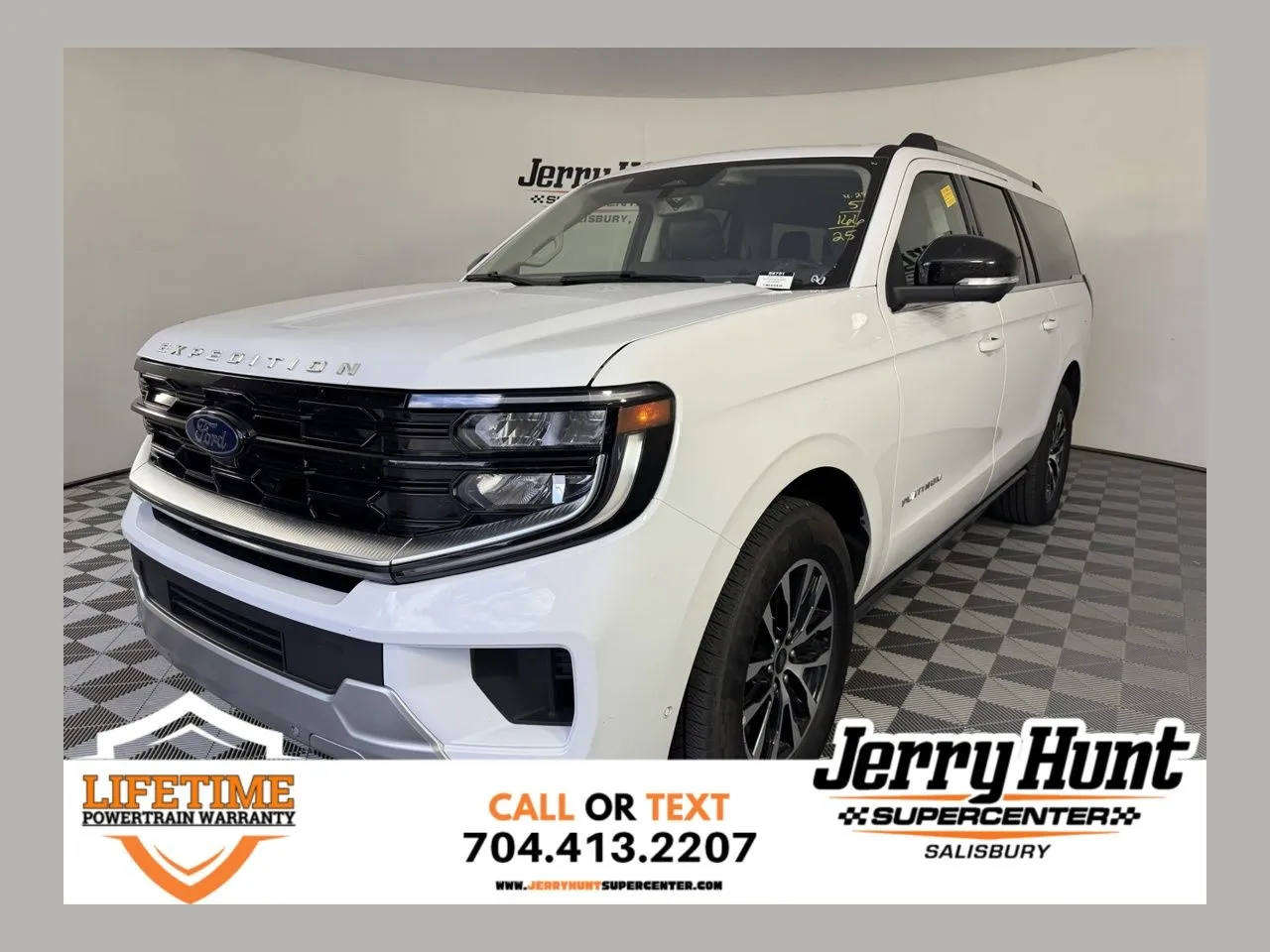 White 2025 Ford Expedition Max Platinum for sale in Salisbury, NC