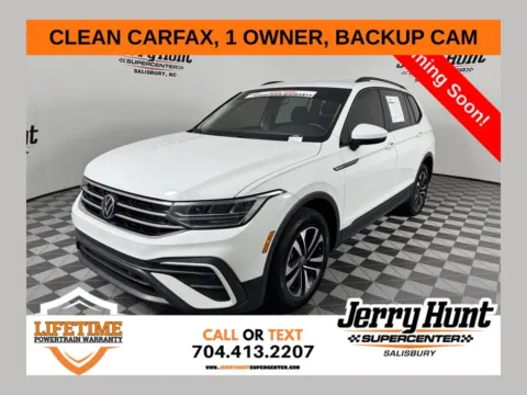 White 2024 Volkswagen Tiguan 2.0T S for sale in Salisbury, NC