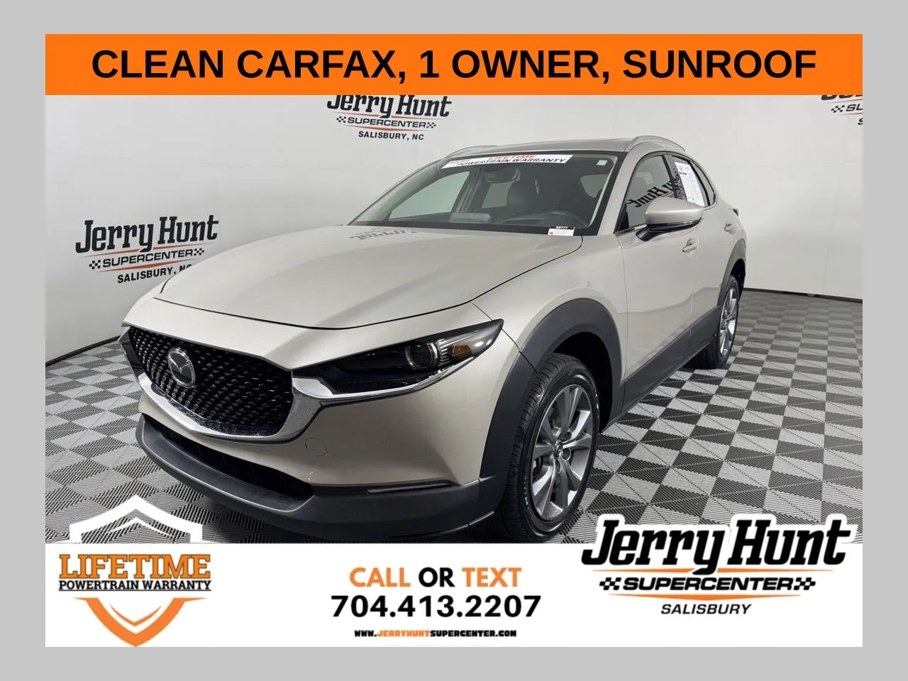 White 2024 Mazda CX-30 2.5 S Premium Package for sale in Salisbury, NC
