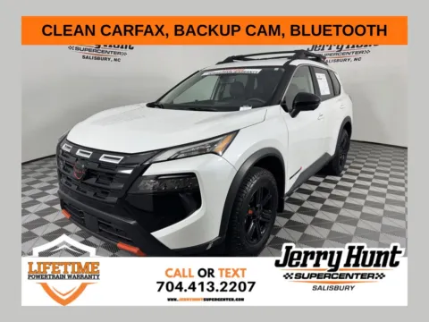 White 2025 Nissan Rogue Rock Creek for sale in Salisbury, NC