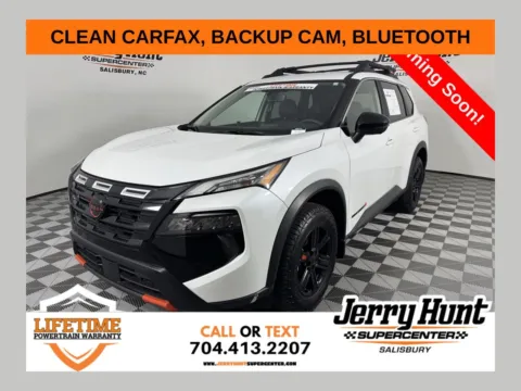 White 2025 Nissan Rogue Rock Creek for sale in Salisbury, NC
