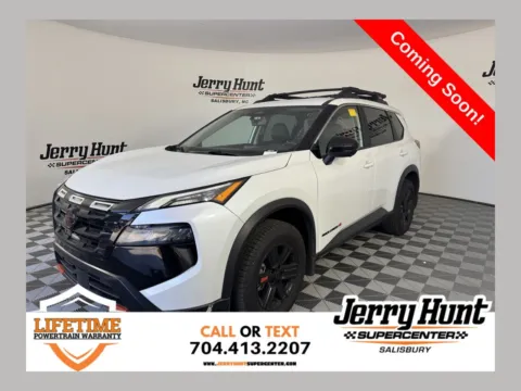 White 2025 Nissan Rogue Rock Creek for sale in Salisbury, NC