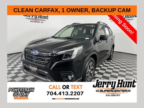 Black 2022 Subaru Forester Premium for sale in Salisbury, NC