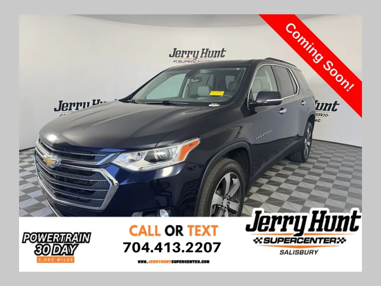 Blue 2020 Chevrolet Traverse 3LT for sale in Salisbury, NC