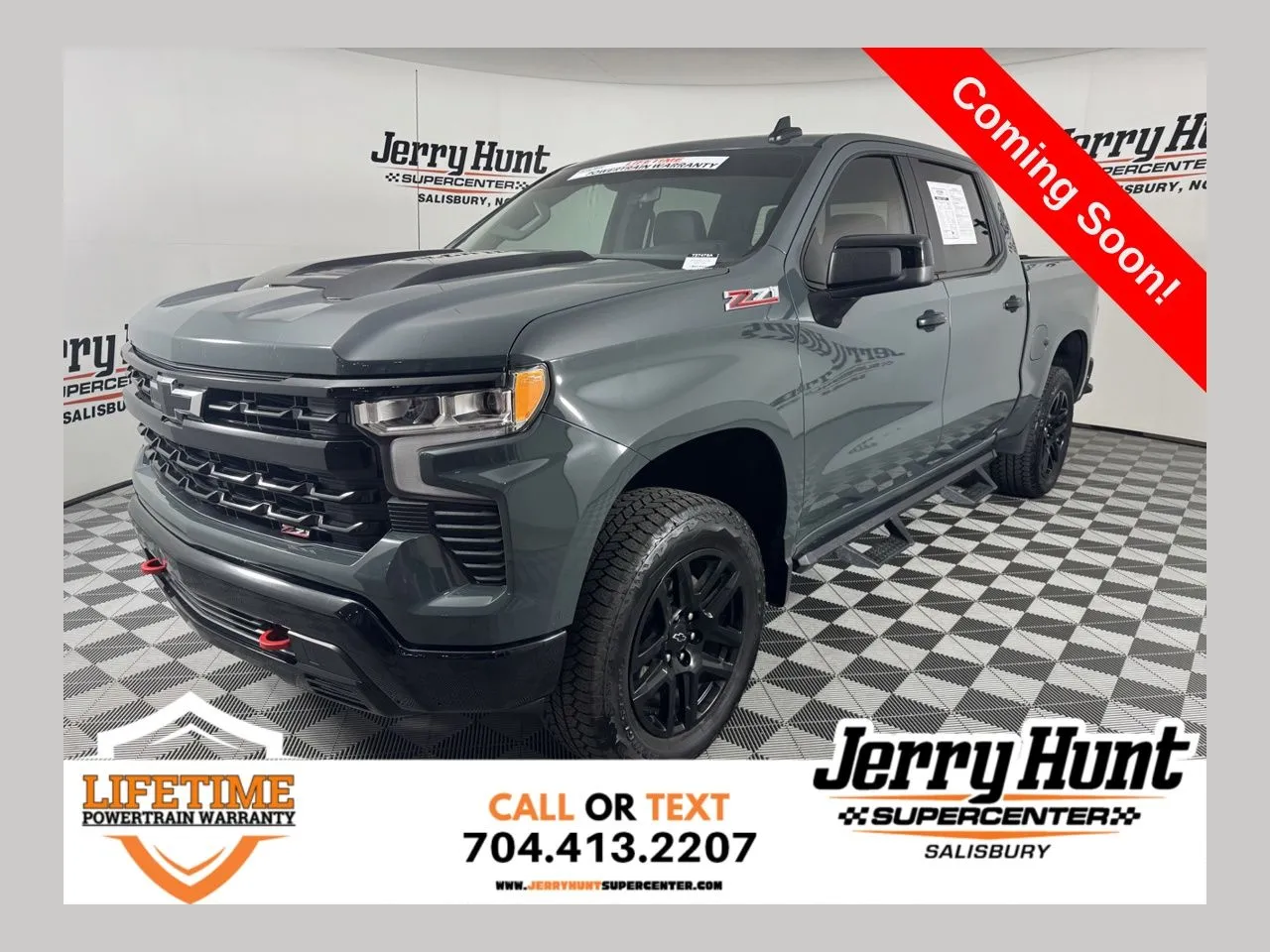 Gray 2025 Chevrolet Silverado 1500 LT Trail Boss for sale in Salisbury, NC
