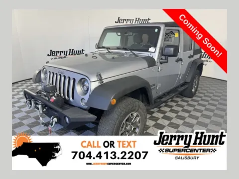 Silver 2015 Jeep Wrangler Unlimited Sport for sale in Salisbury, NC
