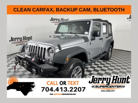 Silver 2015 Jeep Wrangler Unlimited Sport for sale in Salisbury, NC