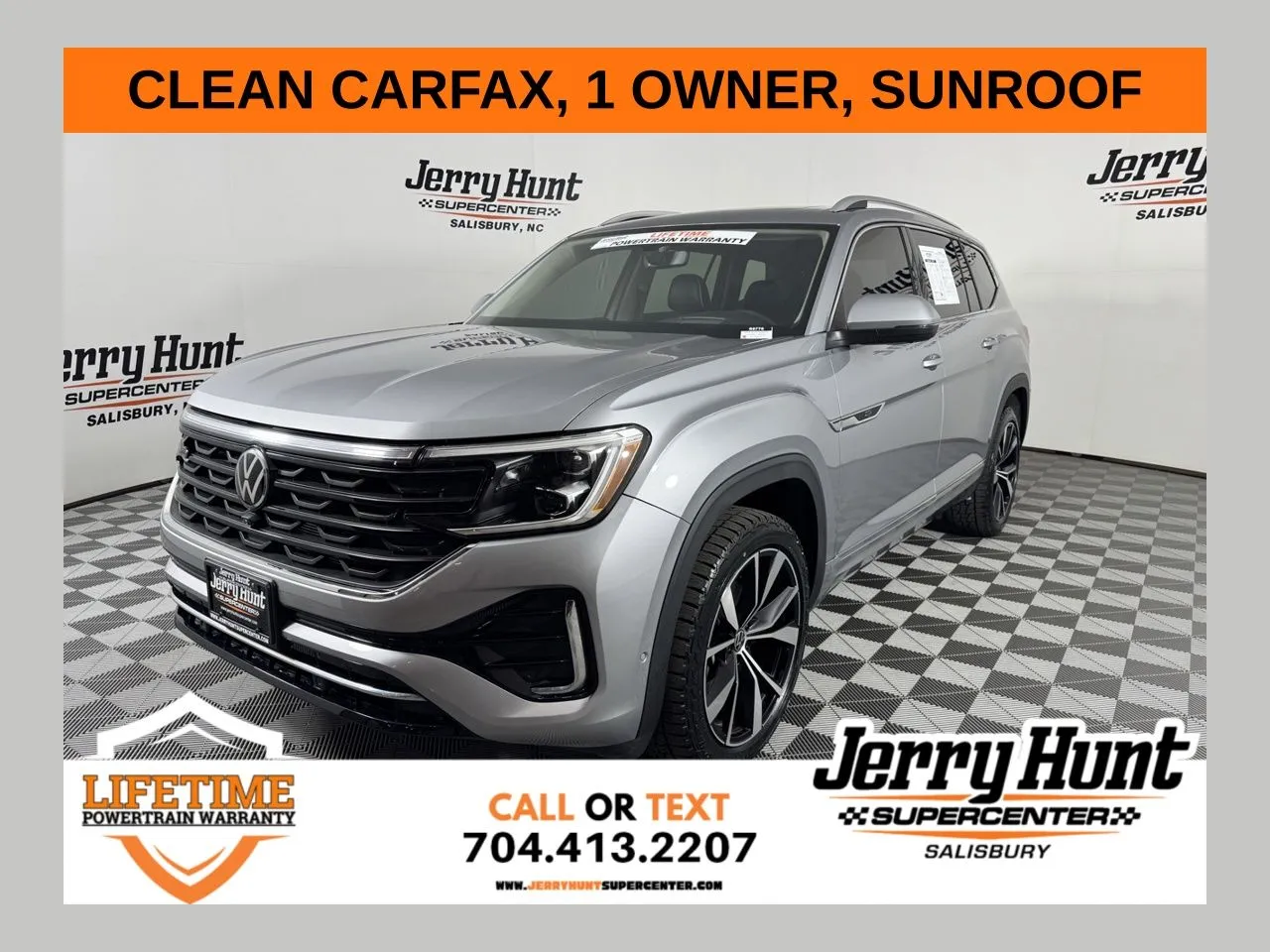 Gray 2024 Volkswagen Atlas 2.0T SEL Premium R-Line for sale in Salisbury, NC