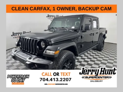 Black 2022 Jeep Gladiator Willys for sale in Salisbury, NC