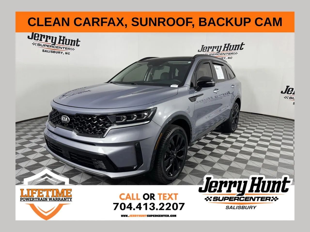 Silver 2021 Kia Sorento SX for sale in Salisbury, NC