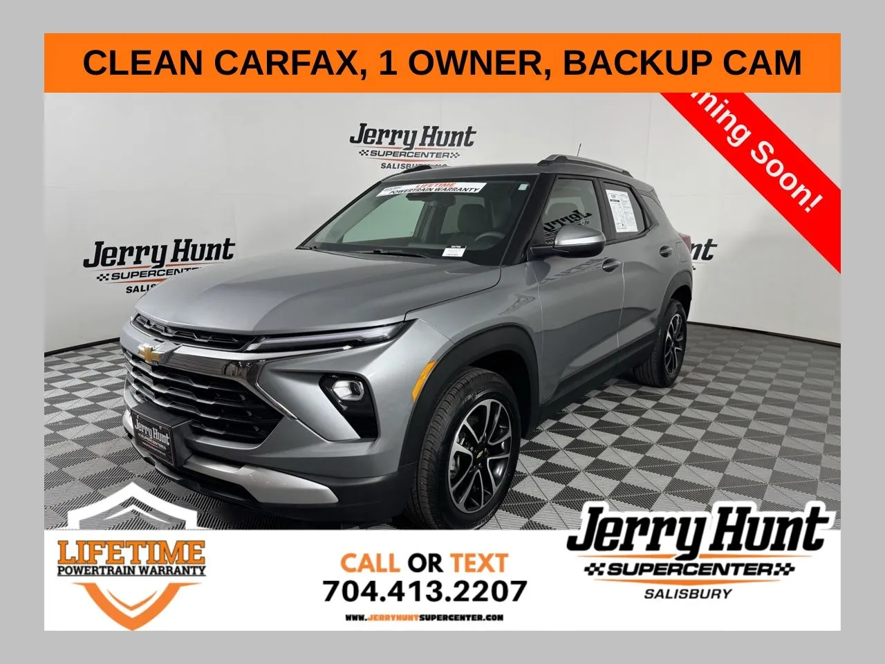 Gray 2025 Chevrolet TrailBlazer LT for sale in Salisbury, NC