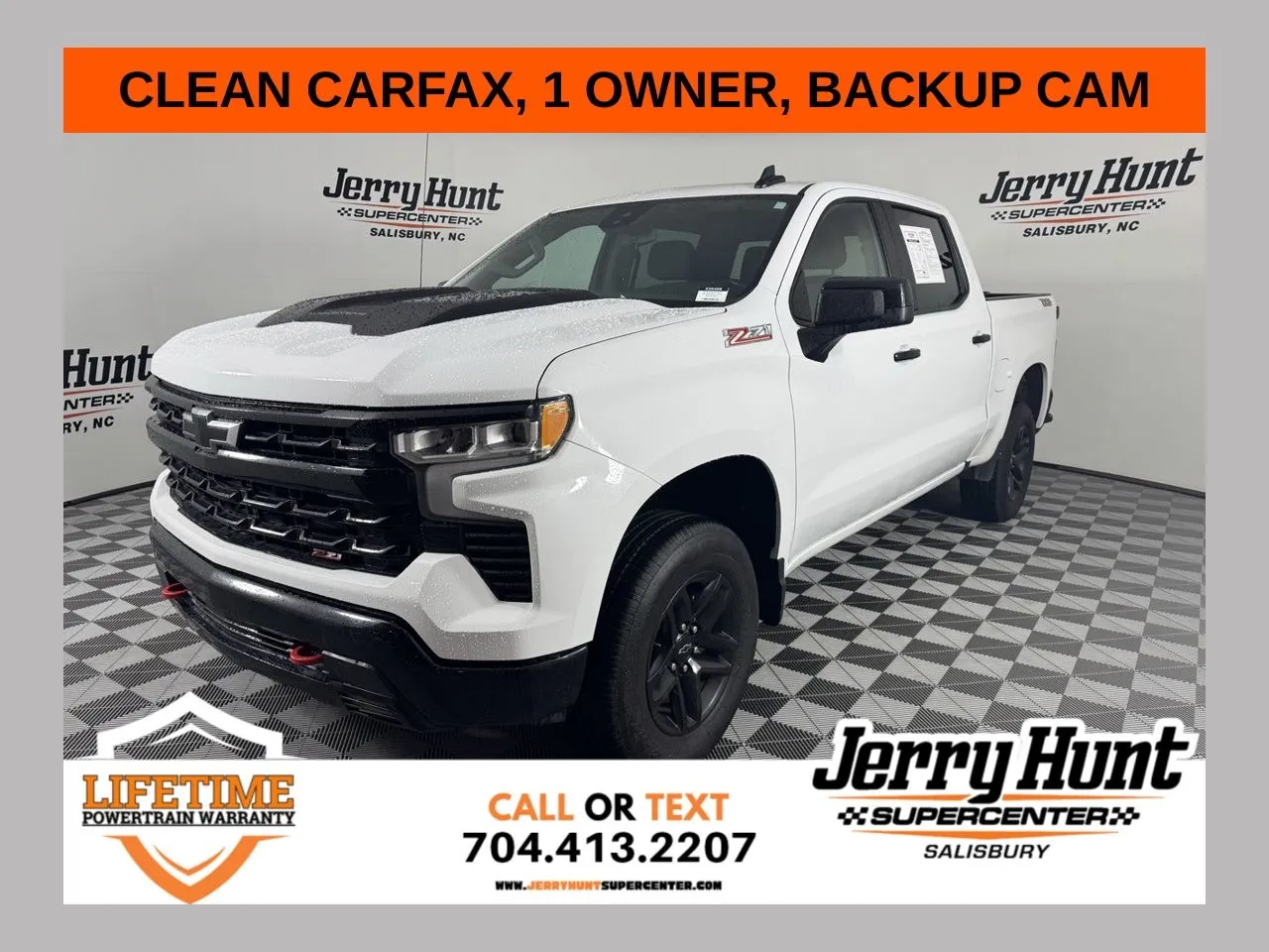 White 2023 Chevrolet Silverado 1500 LT Trail Boss for sale in Salisbury, NC