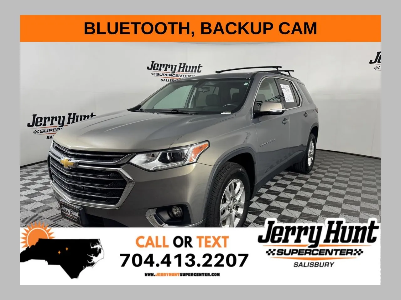 Gray 2018 Chevrolet Traverse LT for sale in Salisbury, NC