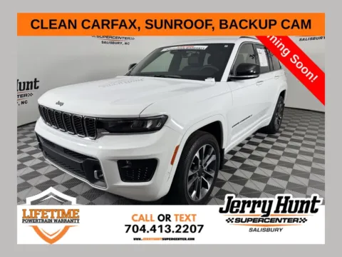 White 2023 Jeep Grand Cherokee Overland for sale in Salisbury, NC