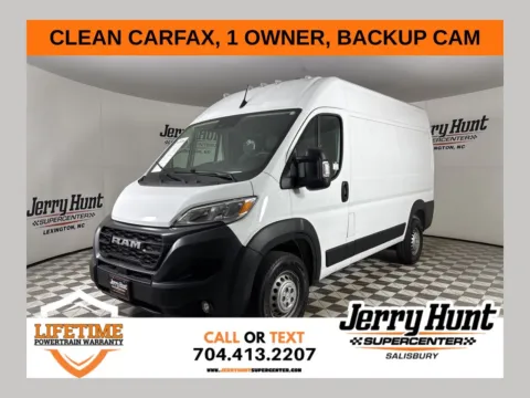 White 2024 Ram ProMaster 2500 High Roof for sale in Salisbury, NC