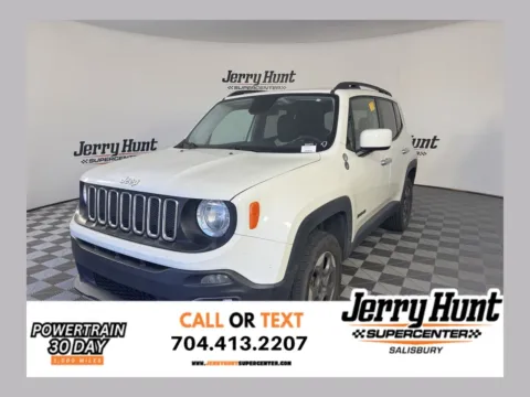 White 2016 Jeep Renegade Latitude for sale in Salisbury, NC