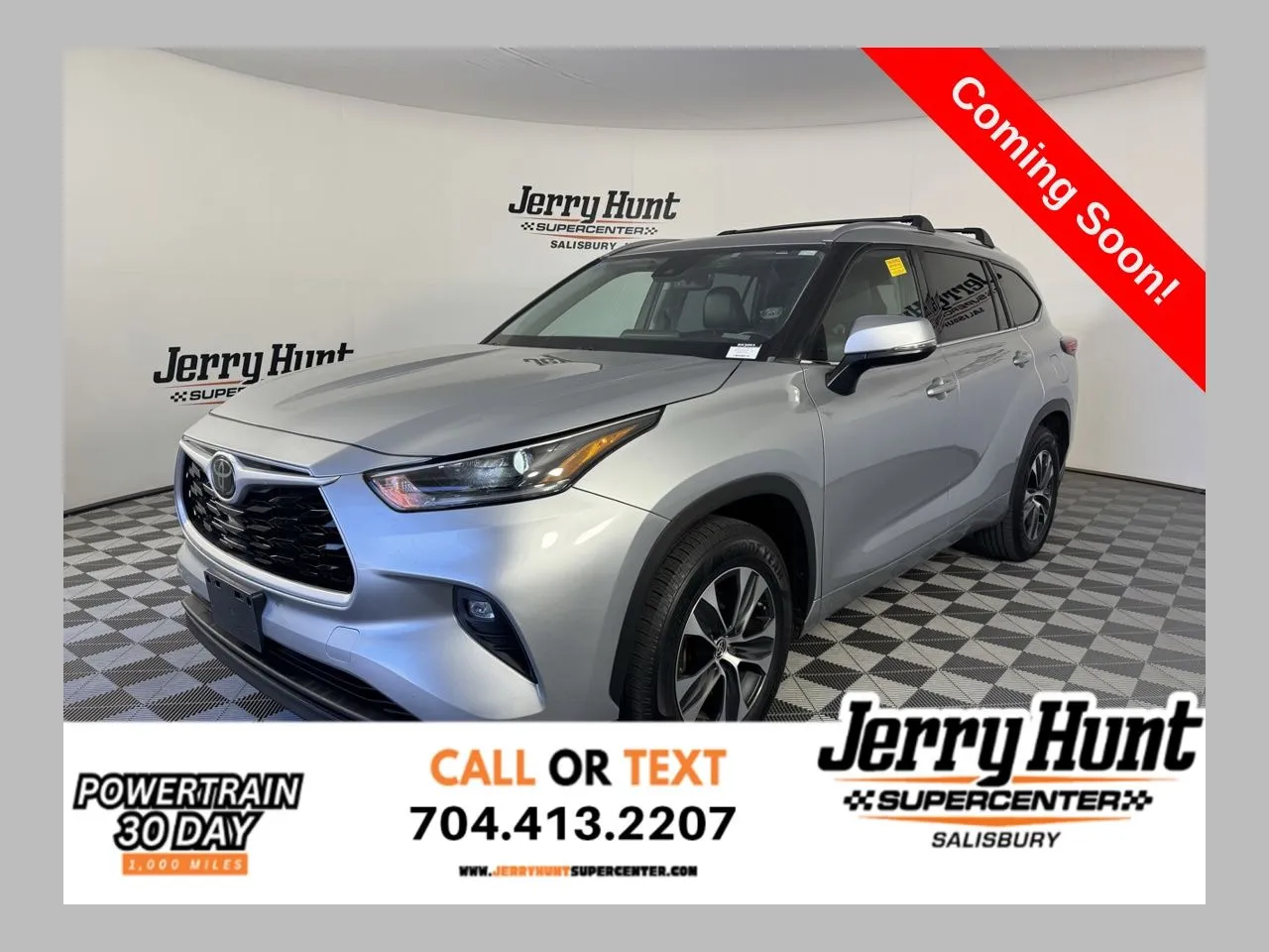 Silver 2021 Toyota Highlander XLE for sale in Salisbury, NC