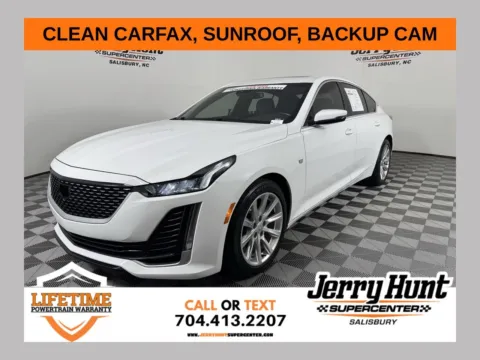 White 2022 Cadillac CT5 Luxury for sale in Salisbury, NC